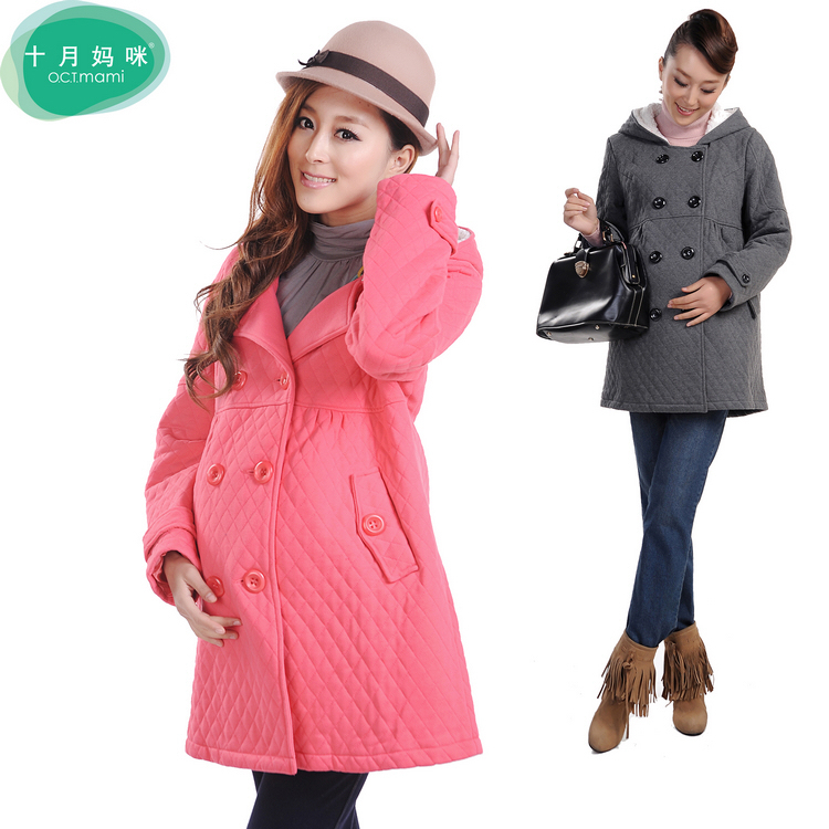 Maternity clothing maternity winter outerwear wadded jacket berber fleece maternity cotton overcoat