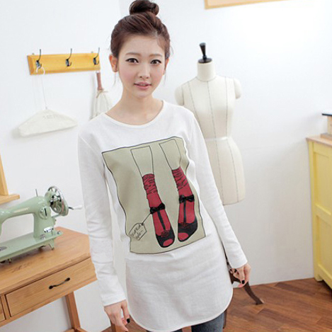 maternity clothing spring 100% cotton maternity top maternity basic shirt maternity basic shirt