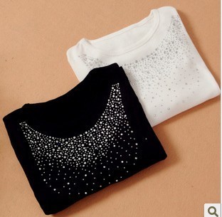 Maternity clothing spring and autumn maternity basic shirt round low collar basic shirt all-match maternity t-shirt 1292