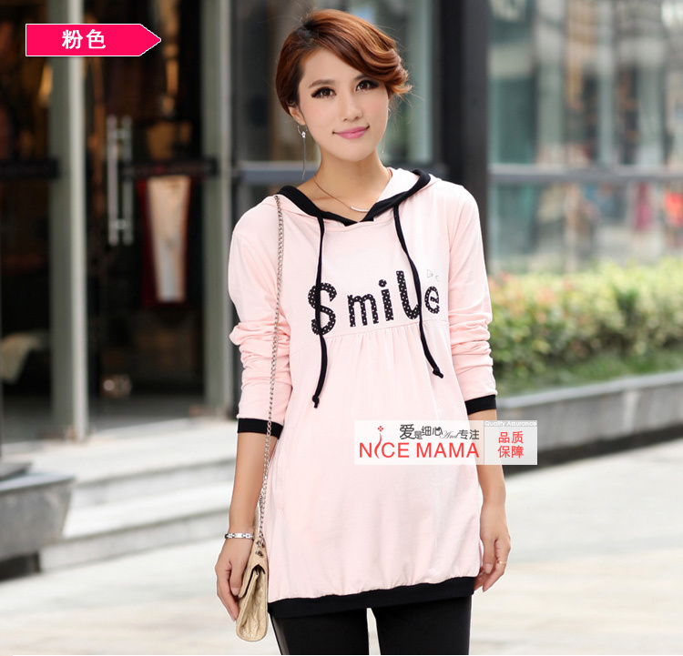 maternity clothing spring and autumn maternity top fashion maternity long-sleeve maternity t