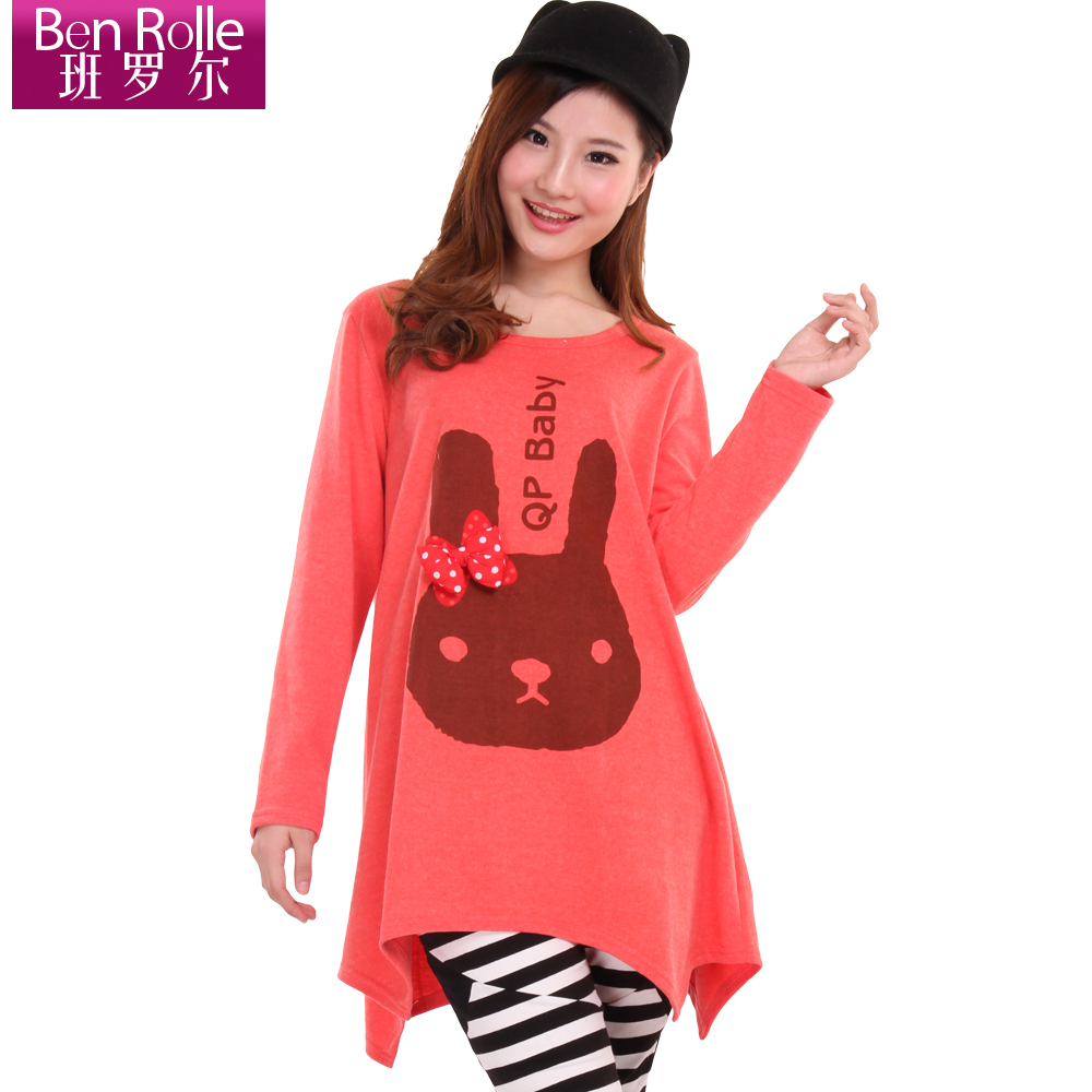 Maternity clothing spring fashion long-sleeve maternity top basic T-shirt maternity shirt