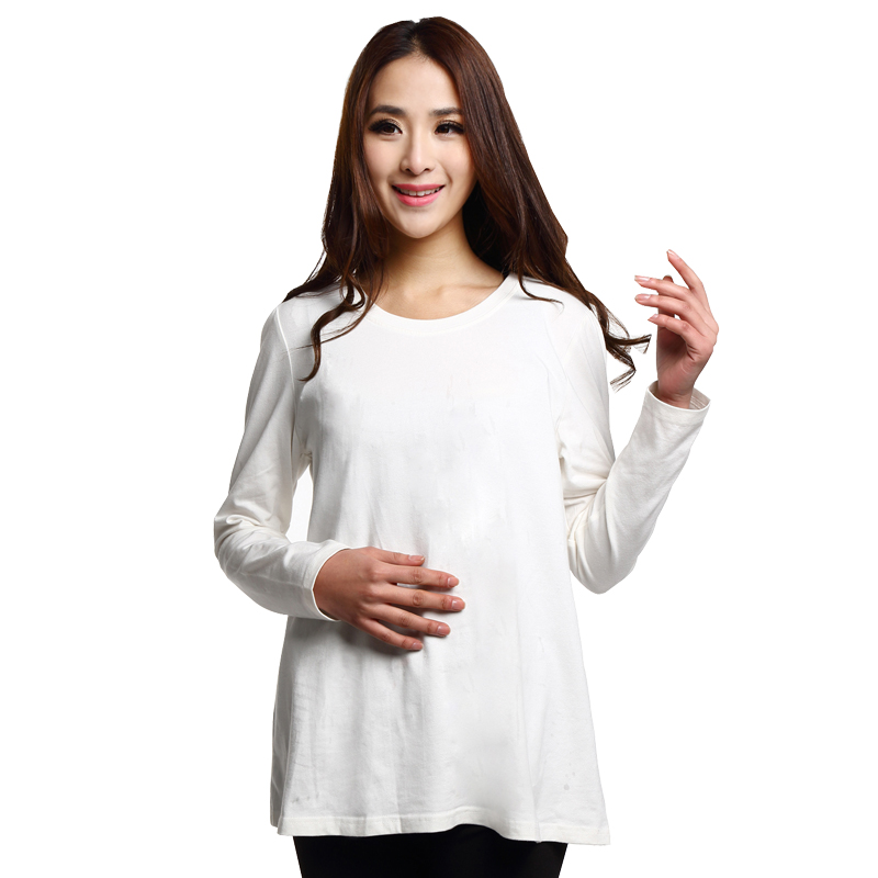 Maternity clothing spring maternity top spring and autumn thin maternity basic a097 long-sleeve shirt