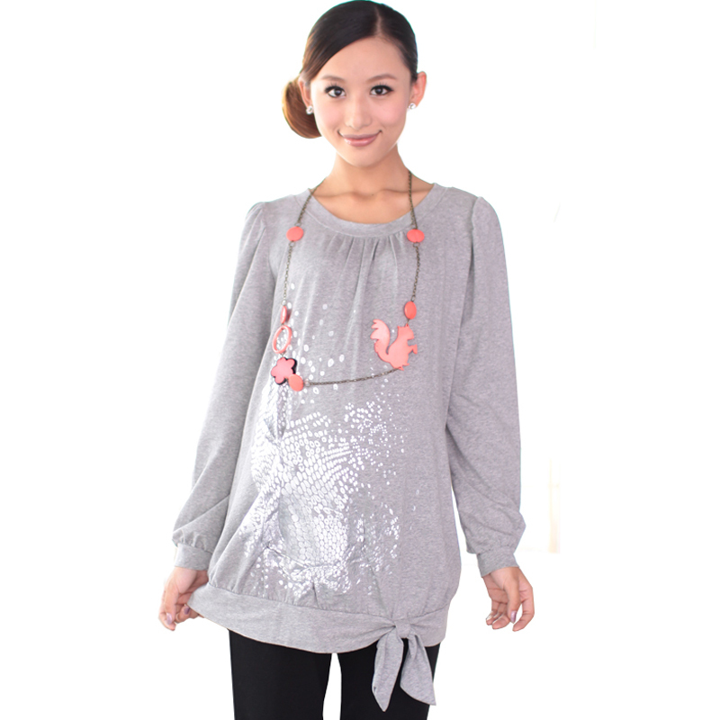 Maternity clothing spring print bronzier maternity top maternity t-shirt 6090313