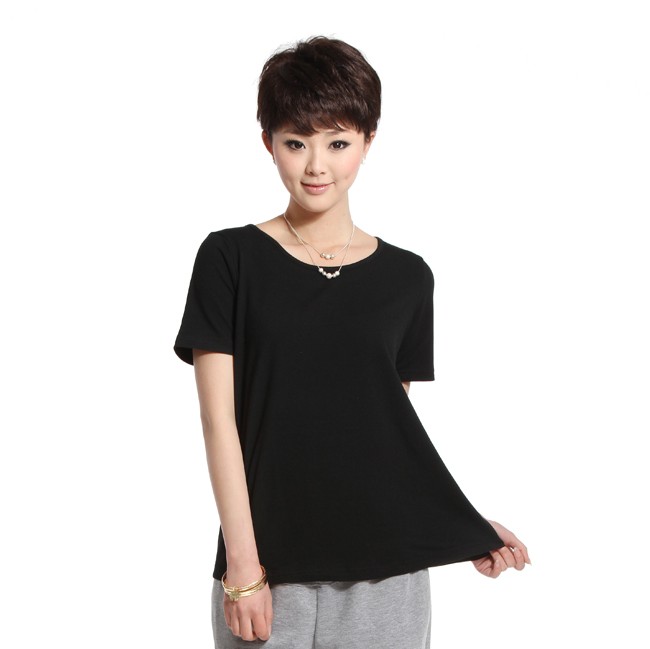 Maternity clothing summer 100% cotton short-sleeve maternity t-shirt maternity top 10953