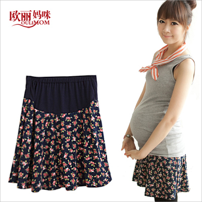 Maternity clothing summer fashion small chiffon maternity bust skirt short skirt free shipping dropshipping