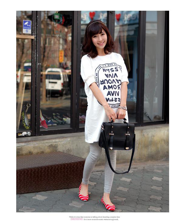 Maternity clothing summer maternity t-shirt loose letter short-sleeve maternity top cy60