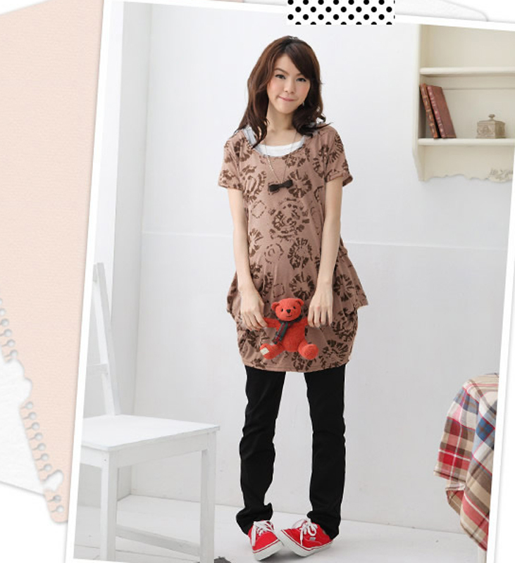 Maternity clothing summer maternity top fashion maternity t-shirt shirt 12232