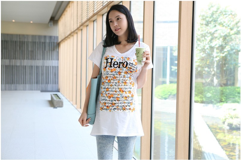 Maternity clothing summer small colorpoint maternity basic shirt casual maternity top maternity short-sleeve T-shirt