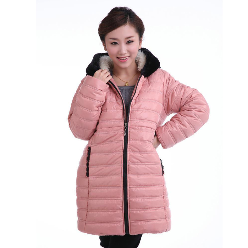 Maternity clothing winter berber fleece winter thickening thermal maternity cotton-padded jacket maternity wadded jacket