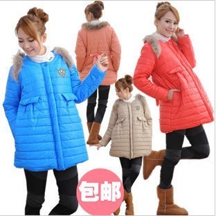 Maternity clothing winter  cotton-padded jacket autumn fashion plus size  outerwear   jacket free shipping