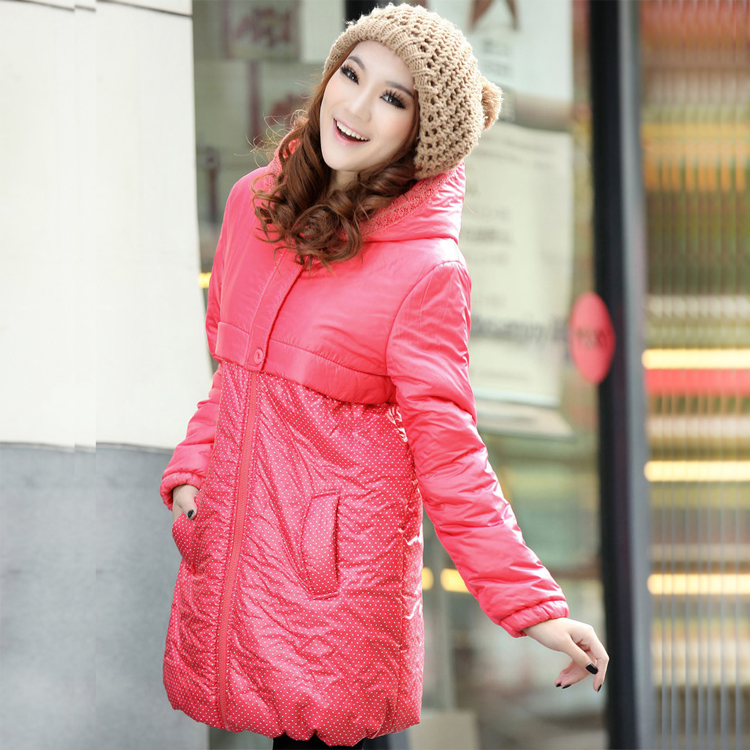 Maternity clothing winter  cotton-padded jacket   jacket  overcoat thermal thickening free shipping
