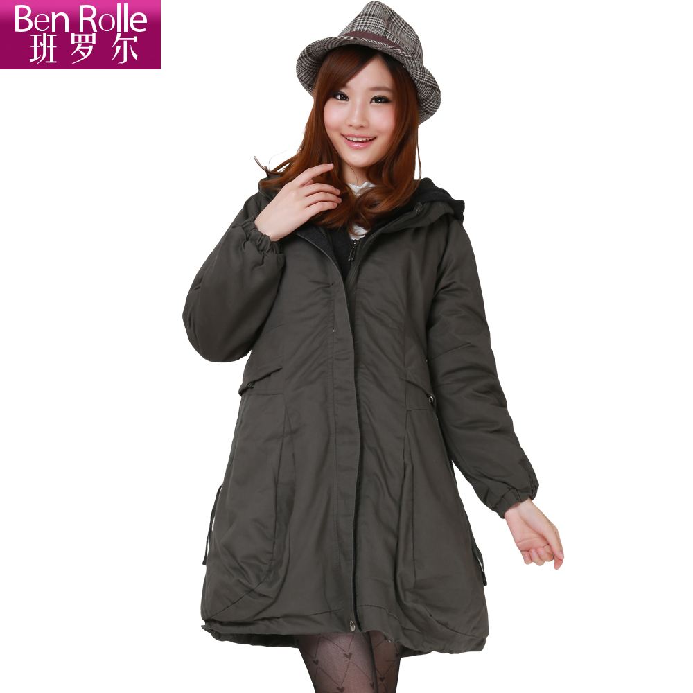 Maternity clothing winter double layer zipper maternity wadded jacket berber fleece wool overcoat thickening top outerwear