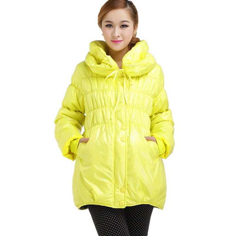Maternity clothing winter fashion bubble collar maternity thermal wadded jacket cotton-padded jacket outerwear