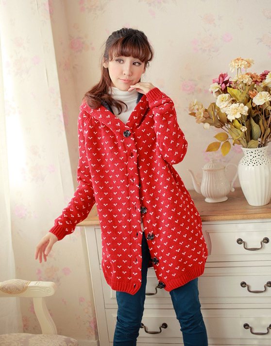 Maternity clothing winter fashion thickening cardigan outerwear maternity thermal outerwear top