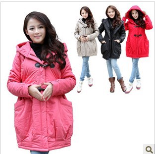 Maternity clothing winter   jacket thermal  overcoat fashion outerwear thickening  free shipping