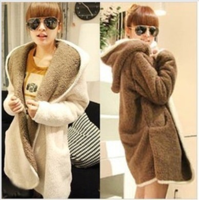 Maternity clothing winter   jacket thickening  cotton-padded jacket  coral fleece two sides free shipping