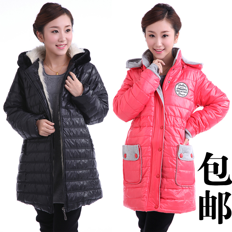 Maternity clothing winter   jacket thickening fashion  cotton-padded jacket overcoat  top free shipping