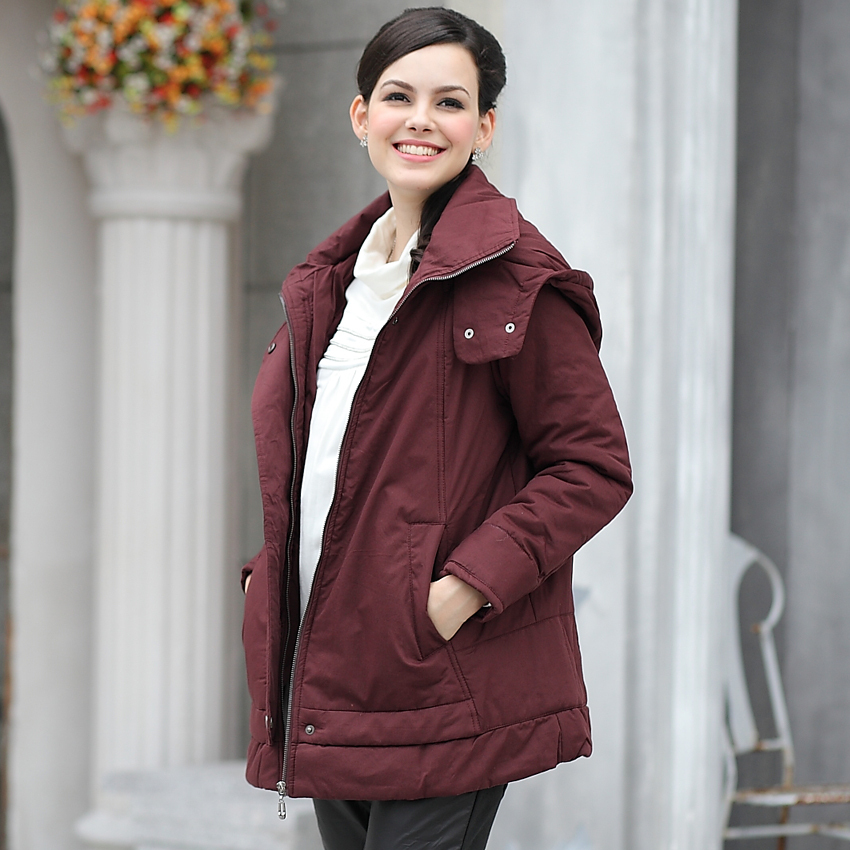 Maternity clothing winter maternity outerwear thickening maternity cotton-padded jacket overcoat ys76609