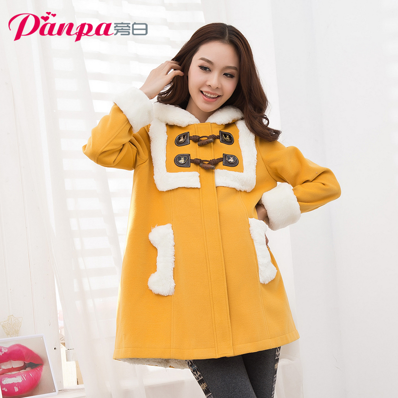 Maternity clothing winter maternity outerwear wadded jacket berber fleece maternity winter outerwear p11019