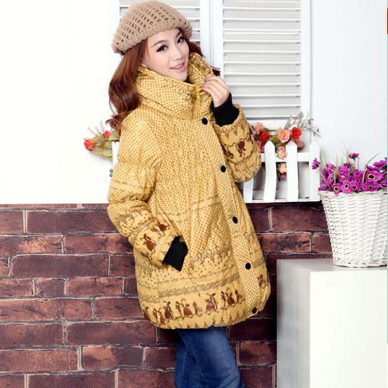 Maternity clothing winter maternity overcoat cotton-padded jacket casual maternity wadded jacket cotton-padded jacket thermal