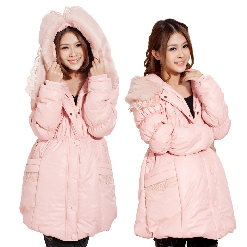 Maternity clothing winter maternity wadded jacket autumn and winter thickening overcoat cotton-padded jacket cotton-padded