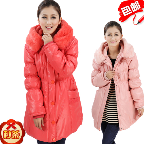 Maternity clothing winter maternity wadded jacket autumn and winter thickening overcoat cotton-padded jacket cotton-padded