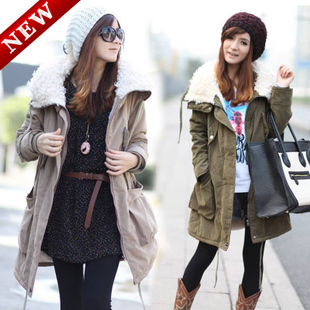 Maternity clothing winter maternity wadded jacket maternity thickening sheep fleece outerwear top cotton-padded jacket