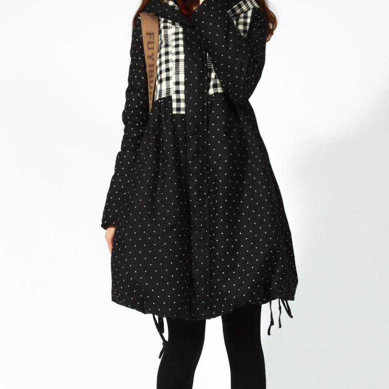 Maternity clothing winter outerwear cotton-padded jacket cotton-padded jacket winter thickening medium-long maternity down coat