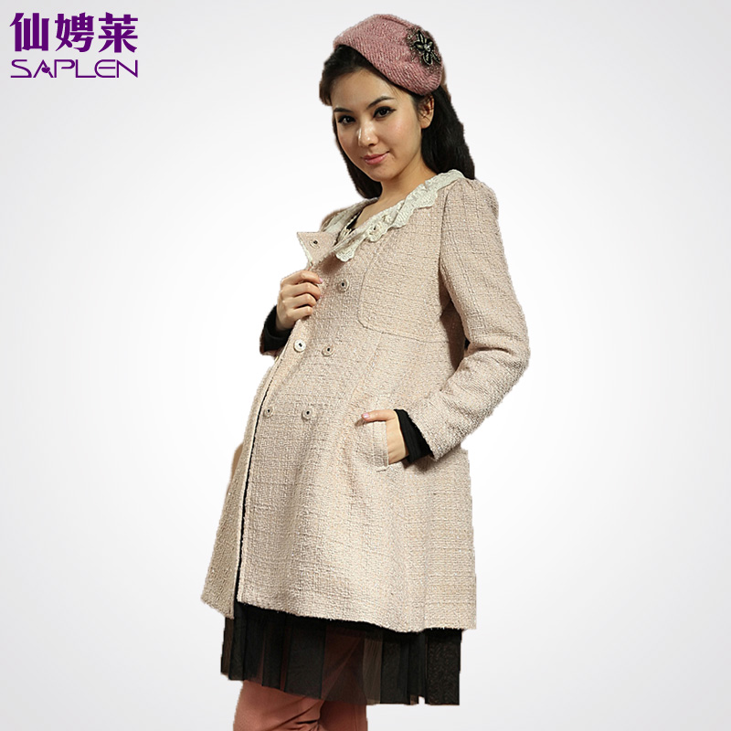 Maternity clothing winter outerwear maternity fashion outerwear top 161263