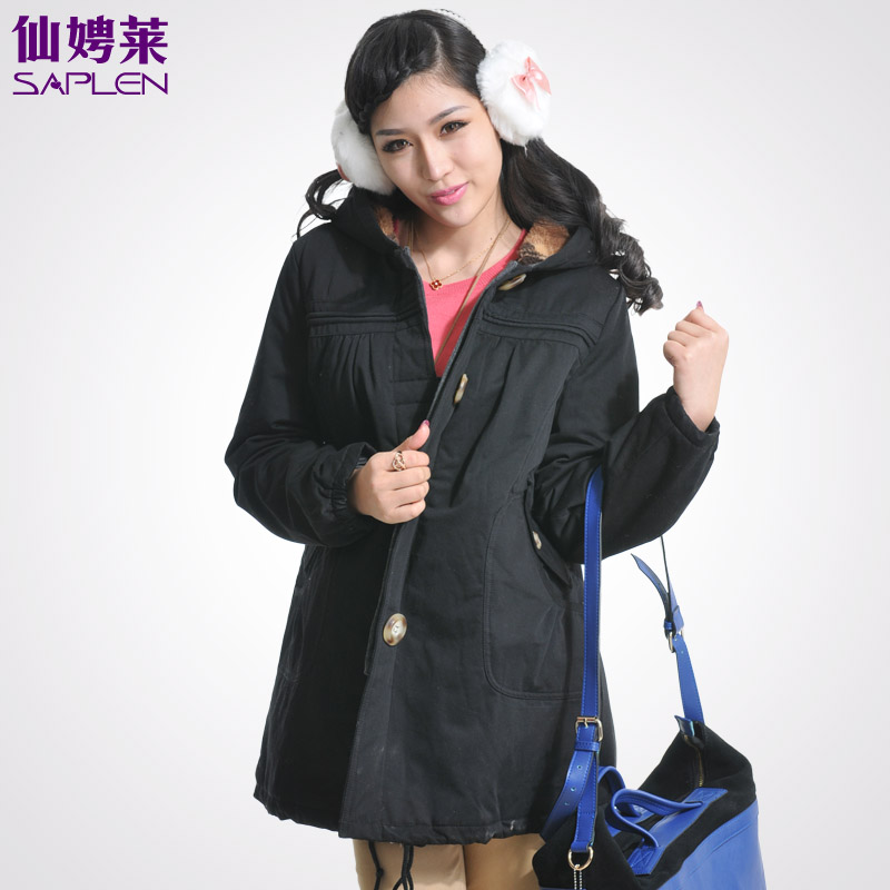 Maternity clothing winter outerwear maternity wadded jacket winter cotton-padded jacket top cotton-padded jacket 180944