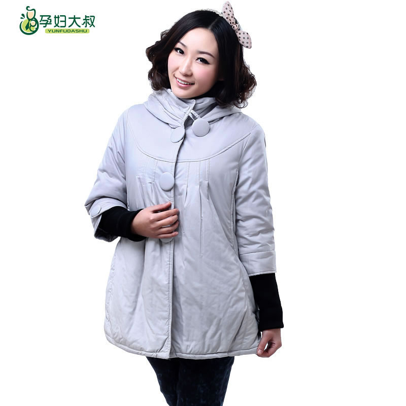 Maternity  clothing winter outerwear  wadded jacket cotton-padded jacket thickening  cotton-padded free shipping