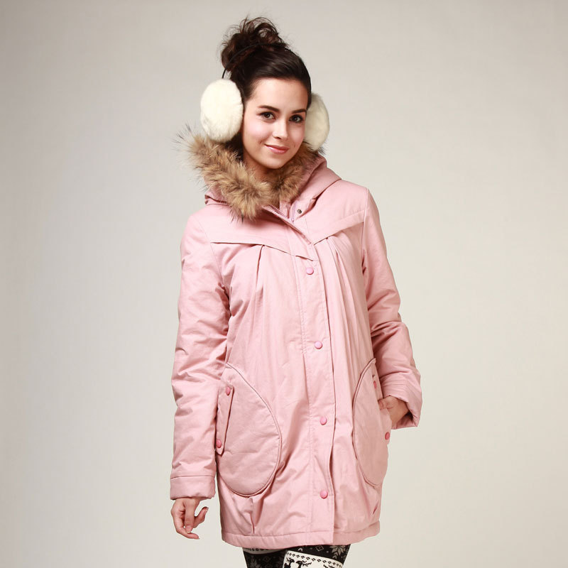 Maternity clothing winter overcoat maternity top fashion wadded jacket outerwear a309
