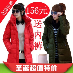 Maternity clothing winter stand collar with a hood   jacket sheep velvet  cotton-padded jacket  free shipping