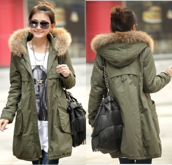 Maternity clothing winter thickening maternity cotton-padded jacket cotton-padded jacket outerwear medium-long maternity wadded