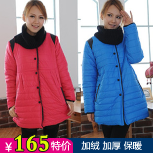 Maternity clothing winter thickening  outerwear   jacket fashion  top  cotton-padded free shipping