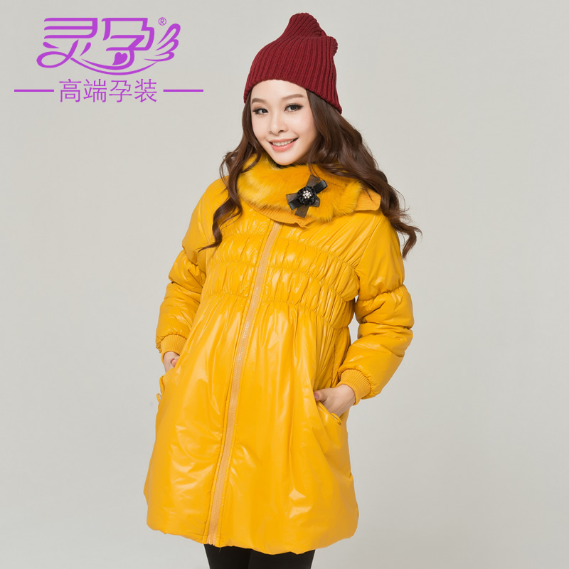 Maternity clothing winter top fashion maternity outerwear maternity overcoat maternity wadded jacket thickening