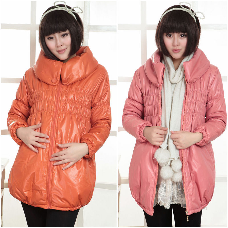 Maternity clothing winter wadded jacket outerwear maternity plus size plus size thermal cotton-padded jacket fashion maternity