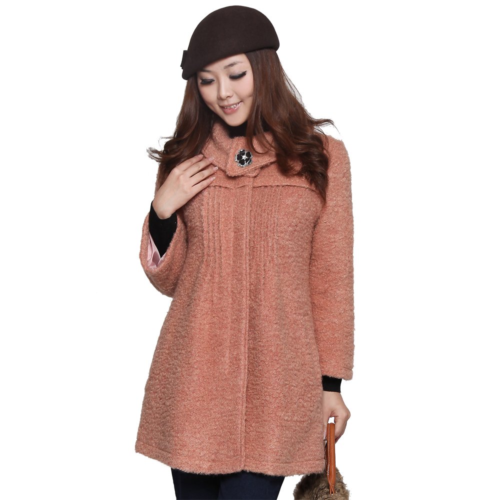 Maternity clothing winter woolen overcoat fashion maternity overcoat 10995