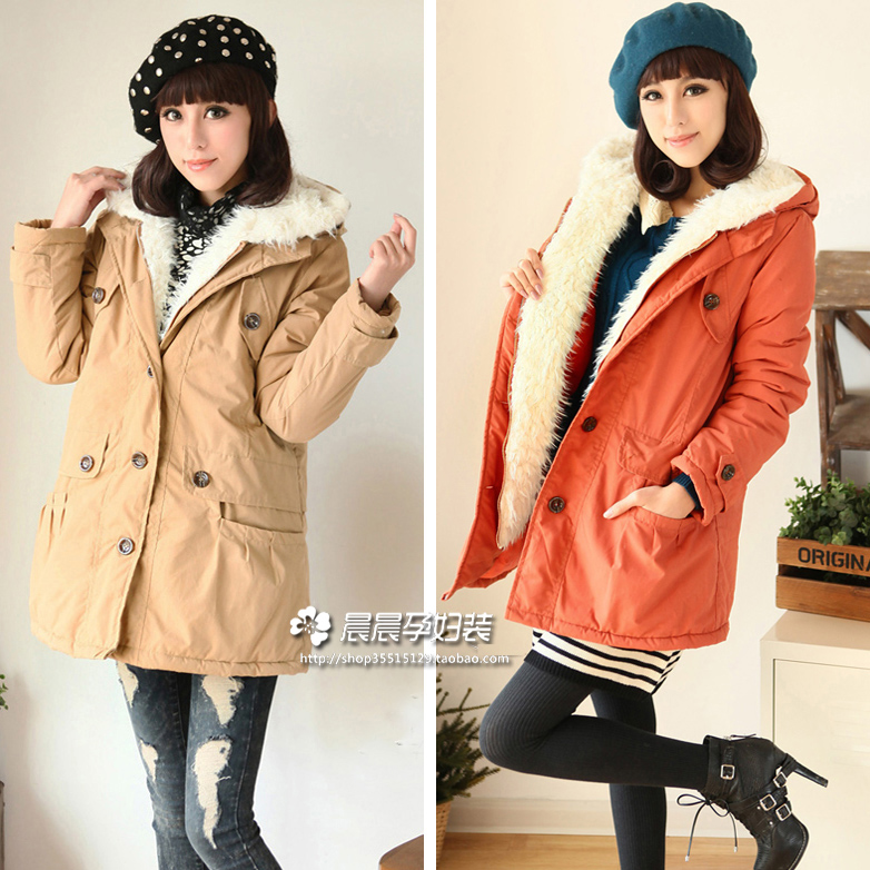 Maternity cotton-padded jacket maternity clothing winter autumn and winter top winter maternity overcoat thermal outerwear