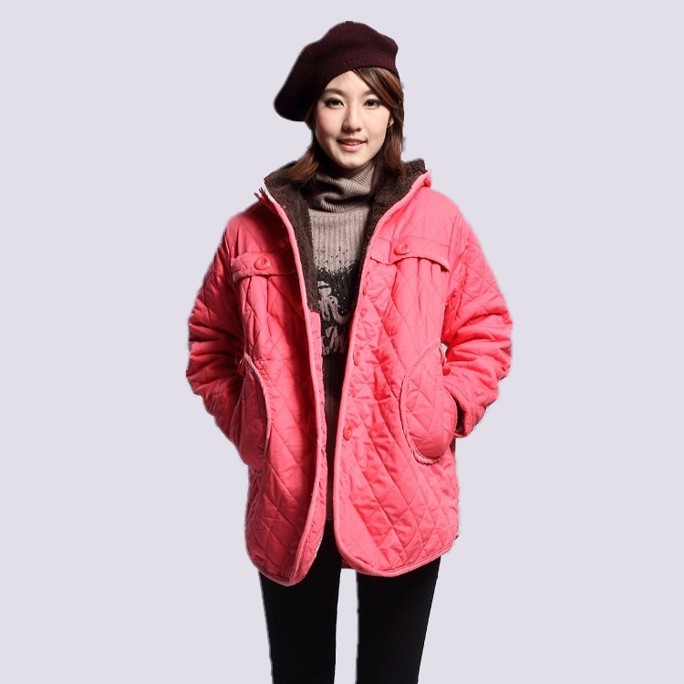 Maternity cotton-padded jacket maternity clothing winter thickening crimping maternity outerwear 103