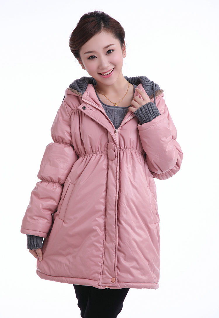 Maternity cotton-padded jacket thickening cotton-padded jacket maternity clothing winter outerwear maternity wadded jacket