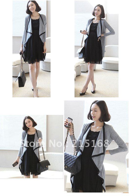 Maternity dress autumn outfit new/pregnant woman coat/fashion leisure pregnant woman coat cape cardigan pregnant woman coat