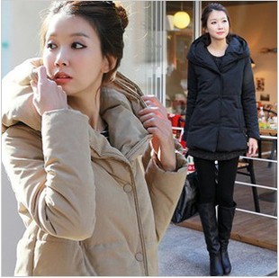 Maternity  jacket  clothing winter set plus size thickening  top  cotton-padded jacket free shipping