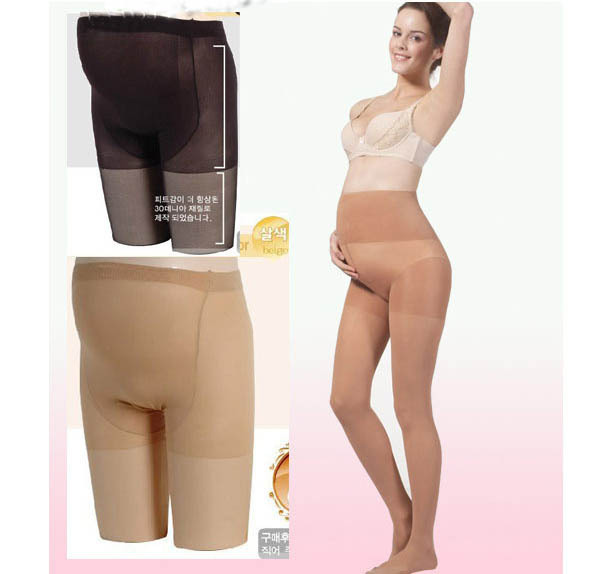 Maternity legging socks maternity pantyhose Core-spun Yarn elastic tights spring stockings maternity silk