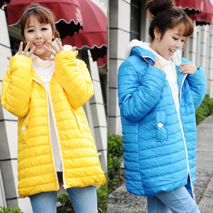 Maternity maternity autumn and winter wadded jacket outerwear maternity cotton-padded jacket berber fleece thickening wadded