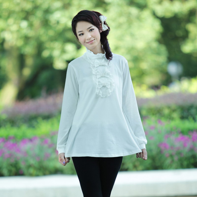 Maternity maternity clothing spring and autumn basic shirt maternity top basic shirt