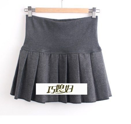 Maternity short skirt maternity woolen bust skirt maternity dress maternity short skirt autumn and winter plus size