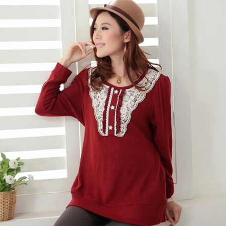 Maternity spring top fashion maternity clothing maternity dress bust skirt