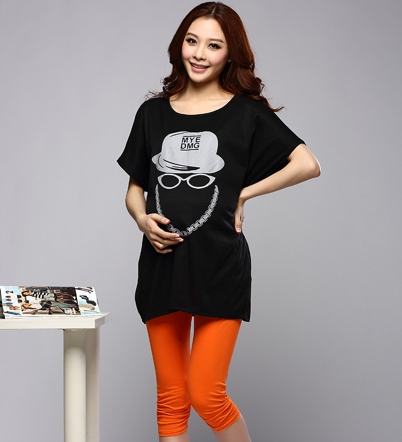Maternity summer 2013 maternity 7 ruffle legging n0