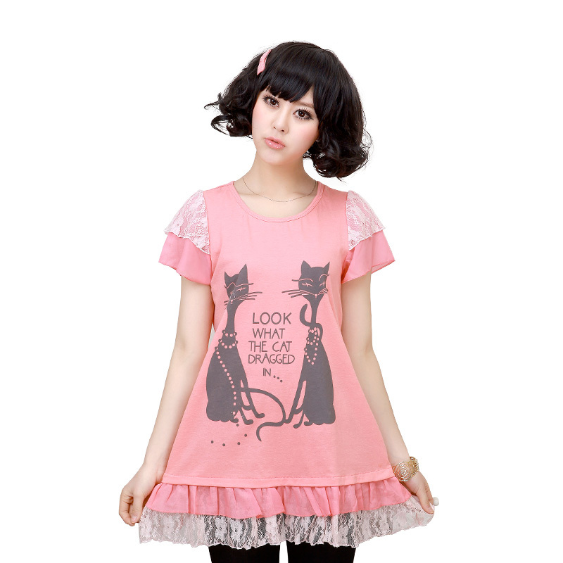 Maternity summer fashion maternity top summer maternity clothing maternity dress maternity short-sleeve